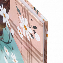 Дневник 5-11 класс 48 л., твердый, BRAUBERG, глянцевая ламинация, с подсказом, "Summer girl", 106882