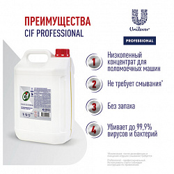Средство моющее универсальное с дезинфицирующим эффектом 5 л, СИФ Professional
