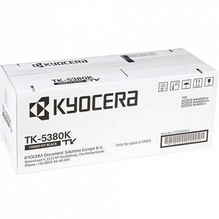 Тонер-картридж KYOCERA (TK-5380K) ECOSYS PA4000cx/MA4000cix/MA4000cifx, черный, ресурс 13000 страниц, оригинальный, 1T02Z00NL0
