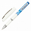 Ручка шариковая масляная с грипом BRAUBERG "Roll-X", СИНЯЯ, корпус белый с печатью, узел 0,7 мм, линия письма 0,35 мм, 143008