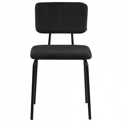 Стулья BRABIX "Dream CF-090", КОМПЛЕКТ 4 шт., черный каркас, ткань черная, 533243