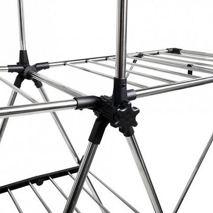 Сушилка напольная для белья раскладная, 6 зон сушки, 18 метров, LAIMA HOME GRANDIOSE STAR, 700474