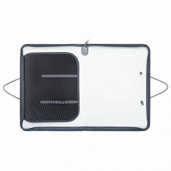 Папка для труда на молнии с ручками ПИФАГОР А4, 1 отделение, пластик, органайзер, "Ball kick", 272229