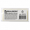 Бейдж-табличка горизонтальный (33х70 мм), с клипом и булавкой, BRAUBERG, 235723