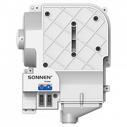 Сушилка для рук СКРЫТОГО МОНТАЖА SONNEN HSD-A3880, 1200 Вт, 95 м/с, IPX4, пластик, белая, 701866