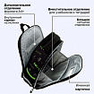 Ранец BRAUBERG FIT, 2 отделения, "Удар по воротам", объемный дизайн, 38х27х14 см, 274384