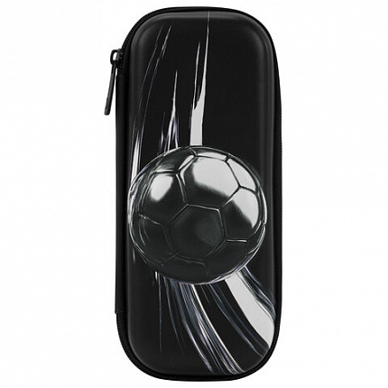 Пенал BRAUBERG, 1 отделение, 1 откидная планка, EVA, 22х10х5 см, "Metal ball", 274606
