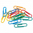 Скрепки BRAUBERG, 28 мм, цветные, 100 шт., в картонной коробке, Россия, 220555