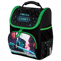 Ранец ПИФАГОР BASIC, 1 отделение, 3 кармана, эргономичная спинка, "Sharp sword", 35х28х18 см, 273138