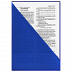 Папка-уголок жесткая, непрозрачная (тонированная), А4, BRAUBERG UNIVERSAL, синяя, 0,18 мм, 273055