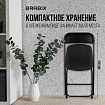 Стулья складные BRABIX "Golf CF-002", КОМПЛЕКТ 4 шт., черный каркас, пластик черный, 533030