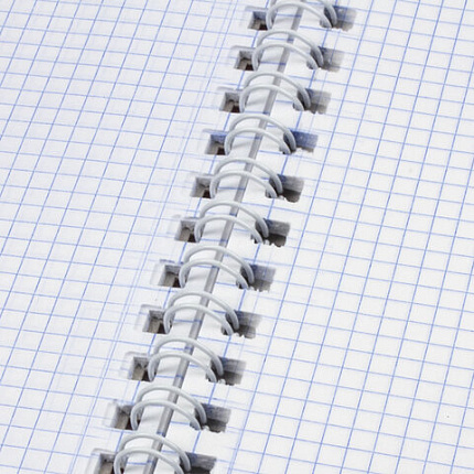 Тетрадь А4, 120 л., BRAUBERG, гребень, клетка, матовая ламинация, Минимал_Цвет, 405642