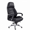 Кресло офисное "EPIK" A-181-G, мультиблок, натуральная кожа, черное