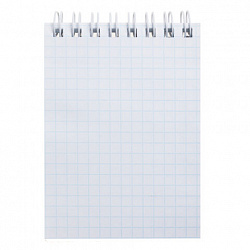 Блокнот МАЛЫЙ ФОРМАТ А7, 80 л., гребень, обложка пластик, клетка, HATBER, "LINE NEON", розовый, 081520, 80Б7В1гр_03033