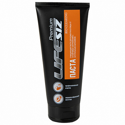 Паста очищающая для кожи 200 мл LIFESIZ от загрязнений (жир, масло, смазки, стройсмеси)