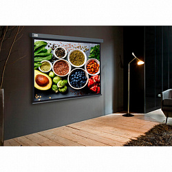Экран Cactus Wallscreen CS-PSW-150X150-SG, 150x150 см, 1:1, настенно-потолочный, серый, PSW-150x150-SG