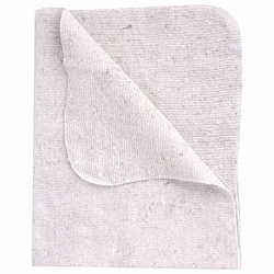 Тряпки для мытья пола 60х80 см, КОМПЛЕКТ 5 шт., 200 г/м2, светлое ХПП, 95% хлопок, 5% полиэфир, "Премиум" LAIMA, 604687