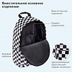 Рюкзак BRAUBERG POSITIVE универсальный, карман-антивор, "Black and White", 42х28х14 см, 270777