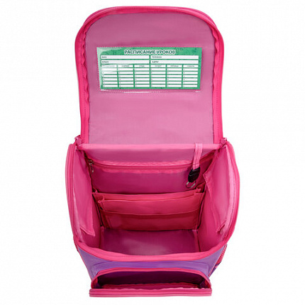 Ранец ПИФАГОР BASIC, 1 отделение, 3 кармана, эргономичная спинка, "Shining jewel", 35х28х18 см, 274421