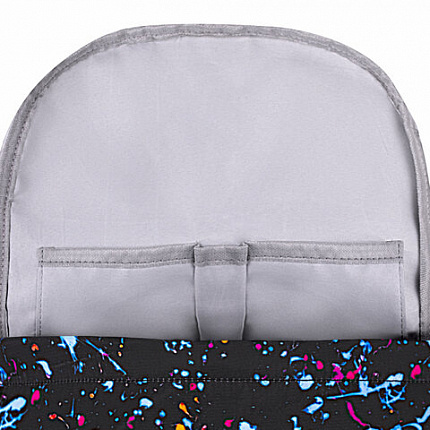 Рюкзак HEIKKI DREAM (ХЕЙКИ) универсальный с карманом для ноутбука, эргоном., Splatter, 42х26х14 см, 272529