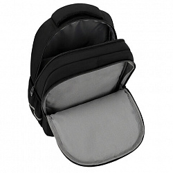 Рюкзак BRAUBERG STYLE, 2 отделения, 4 кармана, "Hey all", черный, 40х26х15 см, 274410