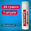 Клей-карандаш BRAUBERG "Crystal", 25 г, прозрачный, 227968, PVP