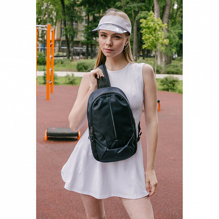 Рюкзак HEIKKI SPORTING (ХЕЙКИ) на одно плечо, эргономичный, синий, 37Х23Х10 см, 273904