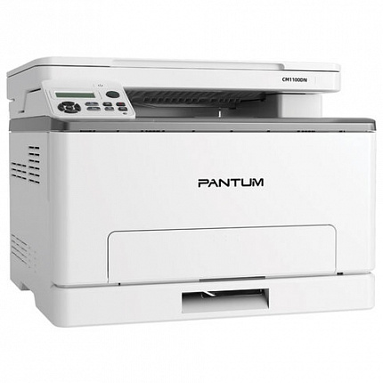 МФУ лазерное ЦВЕТНОЕ PANTUM CM1100DN "3 в 1", А4, 18 стр./мин., 30000 стр./мес., ДУПЛЕКС, сетевая карта