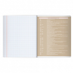 Тетрадь предметная MonoPastel 48 л., пластиковая обложка, ИСТОРИЯ, клетка, подсказ, BRAUBERG, 405508