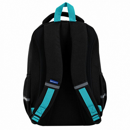 Рюкзак BRAUBERG MOTION, 2 отделения, 3 кармана, "Get away", СВЕТООТРАЖАЮЩИЙ ПРИНТ, 41х28х17 см, 273117