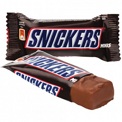 Батончики мини SNICKERS "Minis" шоколадные 1 кг, 57236