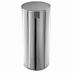 Урна для мусора с педалью 50 литров, УСИЛЕННОЕ, кольцо под мешок, хром, нержавеющая сталь, ТИТАН