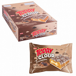 Пирожное TODAY со вкусом тирамису 40 г, ТУРЦИЯ, в шоу-боксе, 1380т