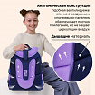 Ранец BRAUBERG ORIGINAL, 2 отделения, с брелоком, "Мечтающая лиса", 38х29х16 см, 274404