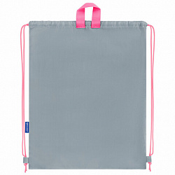 Мешок для обуви BRAUBERG, с петлей, светоотражающая полоса, 2 отделения, 46х36 см, "Hi there", 273449