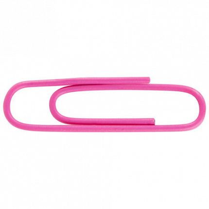 Скрепки EXTRA BRAUBERG 28 мм цветные 100 штук, 271313