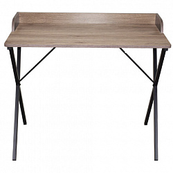 Стол на металлокаркасе BRABIX "LOFT CD-008", 900х500х780 мм, цвет морёный дуб, 641863