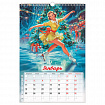 Календарь на гребне с ригелем 2027 г., BRAUBERG, 12 листов, 30х45 см, "Советские плакаты", 118375