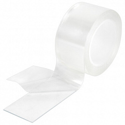 Многоразовая двухсторонняя прозрачная крепежная лента, скотч NANO tape, 2 м x 3 см, толщина 1 мм, WBZ (ВБЗ), 700425