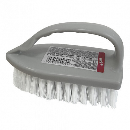 Щетка для одежды/обуви, большая, 9х14х6 см, пластик, цвет ассорти, "Утюжок", YORK, 40010