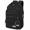 Рюкзак HEIKKI FUSION (ХЕЙКИ) универсальный, 2 отделения, отделение для ноутбука, c КОШЕЛЬКОМ, черный, 44х31х14 см, 273866