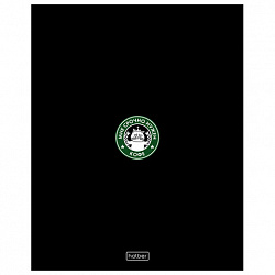 Тетрадь А5, 48 л., HATBER, скоба, клетка, глянцевая ламинация, "Coffee Story" (микс в спайке), 094576, 48Т5лВ1