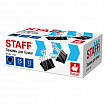 Зажимы для бумаг STAFF ECO, КОМПЛЕКТ 12 шт., 25 мм, на 100 листов, черные, картонная коробка, 274032