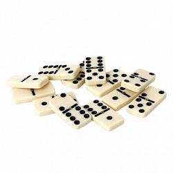 Игра настольная "ДОМИНО", пластиковый кейс, 17х10 см, ЗОЛОТАЯ СКАЗКА, 662296