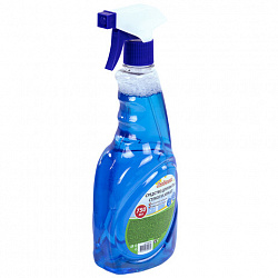 Средство для мытья стекол и зеркал 750мл "Морозная свежесть", распылитель, ЛЮБАША, 608535