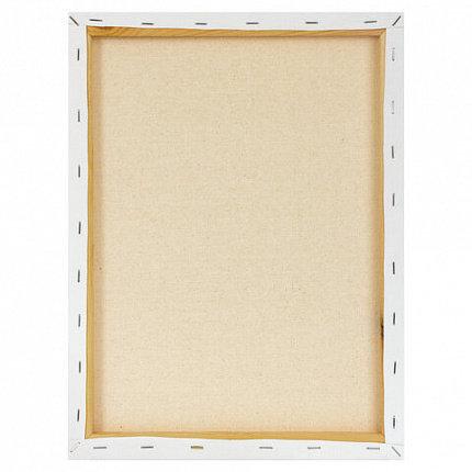 Холсты на подрамнике BRAUBERG ART DEBUT, НАБОР 3 шт., 280 г/м2, грунт, 100% хлопок, мелкое зерно, 191649