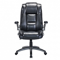 Кресло BRABIX PREMIUM "Paradigm EX-556", пружинный блок, рециклированная кожа, черное, 532976