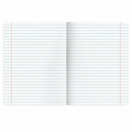 Тетрадь обложка пластик (прозрачный) 12 л., линия, BRAUBERG "Smart Cover", ЗЕЛЕНАЯ, 405020