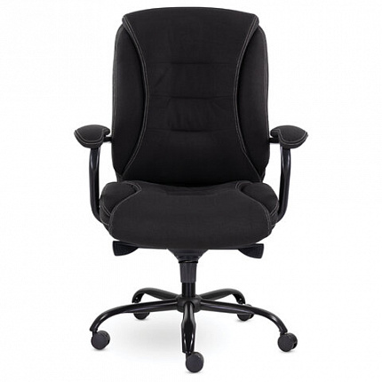 Кресло офисное "Ровер" CH-708, усиленное, НАГРУЗКА до 150 кг, ткань, черное