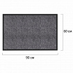 Коврик придверный 60х90 см, СЕРЫЙ, влаго-грязезащитный, 450 г/м2, ребристый, PRIMILA (ПРИМИЛА) EXTRA, 701024